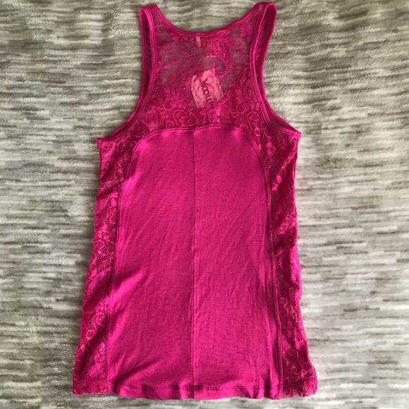 NWT Lacy Pink Tank Top - Picture 4 of 5